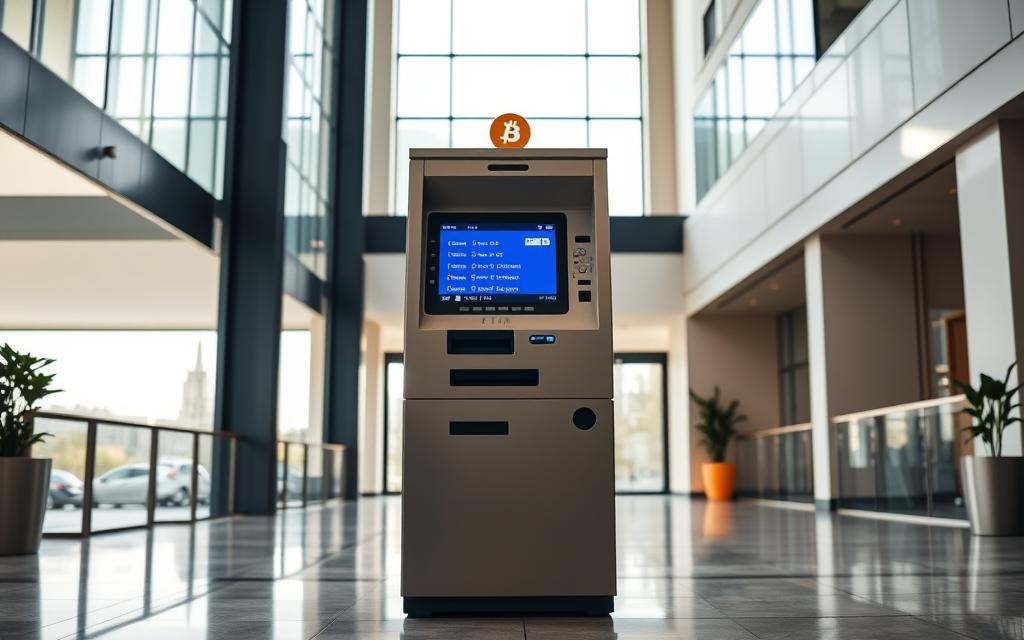 Bitcoin ATM for crypto cash conversion